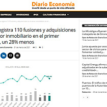 Espaa registra 110 fusiones y adquisiciones en el sector inmobiliario en el primer trimestre, un 28% menos